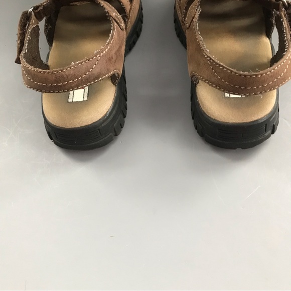 Tommy Hilfiger Kids Vintage Leather Toddler Fisherman Sandal 9.5M Comfort Rare